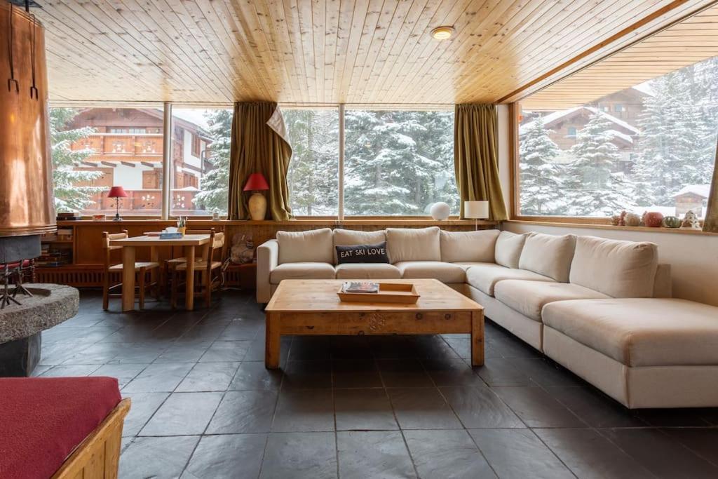 Chalet Robaumont - Grand Chalet Familial Proche Du Centre Et Des Pistes クールシュヴェル エクステリア 写真