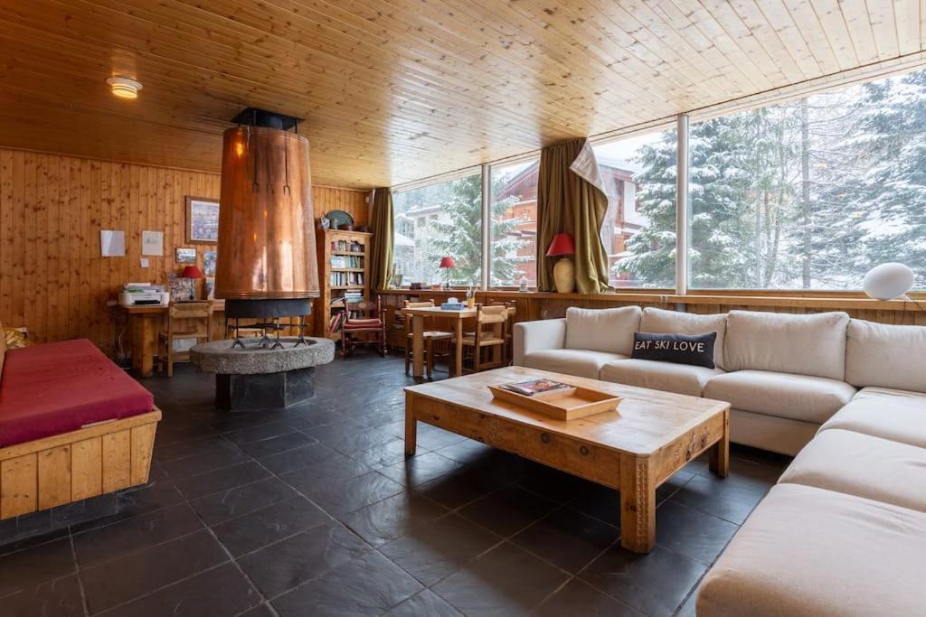 Chalet Robaumont - Grand Chalet Familial Proche Du Centre Et Des Pistes クールシュヴェル エクステリア 写真